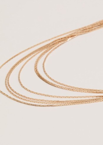 Phase Eight Gold Mutli Chain Fine Jewellery Gold USA | 0835796-HP